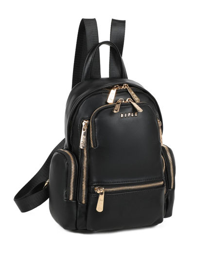 Immagine di RIFLE - Zaino nero multitasche