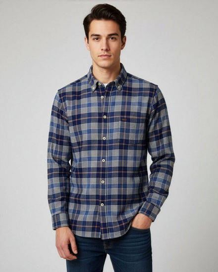 Immagine di UOMO CAMICIA ML SCOZZ FLANELLA