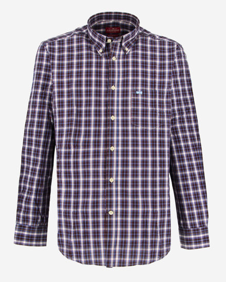 Immagine di CARRERA - CAMICIA UOMO FANTASIA SCOZZESE TINTO FILO CON COLLO BUTTON-DOWN