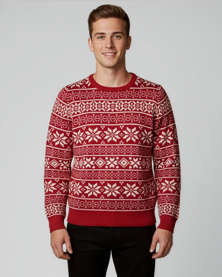 Immagine di UOMO MAGLIA MANICA LUNGA STELLA NATALE