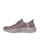 Immagine di SKECHERS - GO WALK FLEX - MALI - Sneakers marrone da donna con soletta ammortizzata in memory foam