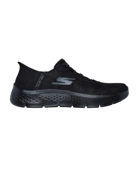 Immagine di SKECHERS - GO WALK FLEX - MALI - Sneakers nera da donna con soletta ammortizzata in memory foam