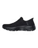 Immagine di SKECHERS - GO WALK FLEX - MALI - Sneakers nera da donna con soletta ammortizzata in memory foam