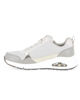 Immagine di SKECHERS - UNO - METALLIC SLIDERS - Sneakers taupe da donna  con zip laterale