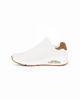 Immagine di SKECHERS - UNO - SUITED ON AIR - Sneakers bianca da uomo con soletta in memory foam
