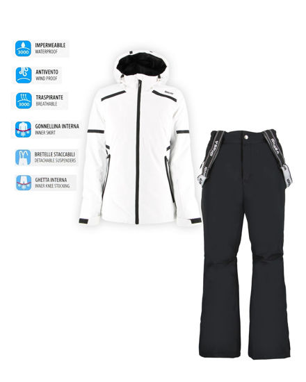 Immagine di COMPLETO SCI 3000 DONNA WHITE