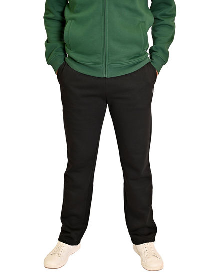 Immagine di KEY UP - PANTALONE TUTA NERO DA UOMO CON FONDO DRITTO