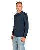 Immagine di KEY UP - POLO BLU DA UOMO CON MANICA LUNGA IN PIQUET