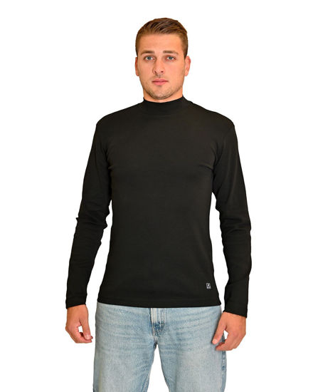 Immagine di KEY UP - MAGLIA LUPETTO NERA DA UOMO STANDARD OEKO TEX