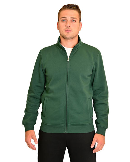 Immagine di KEY UP - FELPA VERDE DA UOMO FULL ZIP