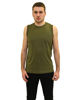 Immagine di KEY UP - TSHIRT SMANICATA VERDE OLIVA DA UOMO IN COTONE JERSEY (STANDARD OEKO-TEX)