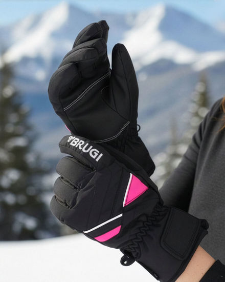 Immagine di GUANTI SCI DONNA BLACK-FUXIA