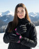 Immagine di GUANTI SCI DONNA BLACK-FUXIA