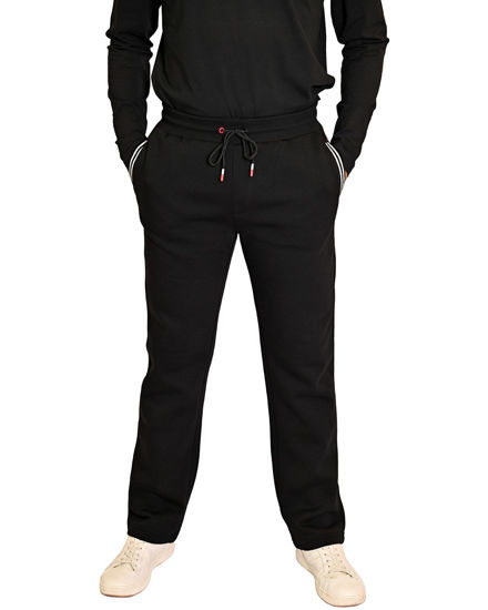 Immagine di KEY UP - PANTALONE FELPA NERO DA UOMO CON TASCHE