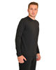 Immagine di KEY UP - TSHIRT NERA GIROCOLLO MANICA LUNGA IN JERSEY ELASTICIZZATO DA UOMO (STANDARD OEKO TEX)