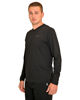 Immagine di KEY UP - TSHIRT NERA SCOLLO A V MANICA LUNGA IN JERSEY ELASTICIZZATO DA UOMO (STANDARD OEKO TEX)