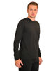 Immagine di KEY UP - TSHIRT NERA SCOLLO A V MANICA LUNGA IN JERSEY ELASTICIZZATO DA UOMO (STANDARD OEKO TEX)