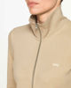 Immagine di CARRERA - FELPA BEIGE FULL ZIP COLLO ALTO IN TESSUTO FELPATO