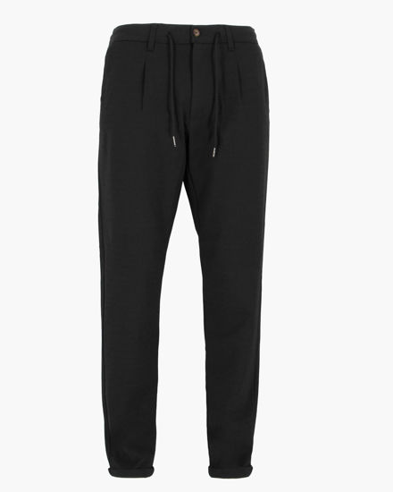 Immagine di YELLOW DOG - PANTALONE NERO TASCA AMERICA IN TESSUTO TECNICO