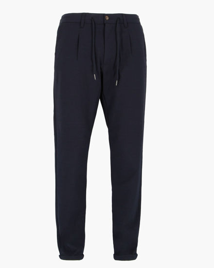 Immagine di YELLOW DOG - PANTALONE BLU TASCA AMERICA IN TESSUTO TECNICO