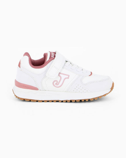 Immagine di JOMA - Scarpa da bambina bianca con dettagli rosa - JTORW2532VC