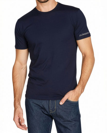 Immagine di KAPPA - TSHIRT MANICA CORTA GIROCOLLO CALDO COTONE