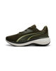 Immagine di PUMA - scarpe da running verde oliva con suola bianca - SOFTRIDE EXO