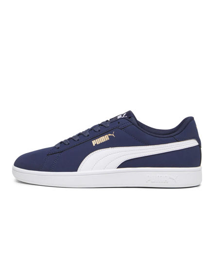 Immagine di PUMA - Scarpa da uomo blu con dettagli bianchi - PUMA SMASH 3.0 BUCK