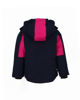 Immagine di BRUGI - GIACCA DA SCI BAMBINA BLU E FUCSIA IMPERMEABILE E ANTIVENTO CON CAPPUCCIO