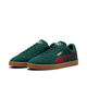 Immagine di PUMA - Scarpa verde scuro con dettagli bordeaux - PUMA CLUB II ERA SUEDE