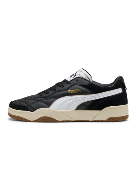 Immagine di PUMA - Scarpa da uomo nera con dettagli bianchi e beige - PUMA TIFOSI SD