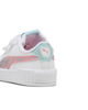 Immagine di PUMA - Scarpa da bambina bianca con dettagli rosa e azzurro - CARINA 3.0 SPACE BELLE V INF