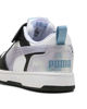 Immagine di PUMA - Sarpa da bambina bianca e nera con dettagli lilla - REBOUND V6 LO SPACE BELLE AC+PS