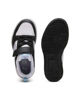 Immagine di PUMA - Sarpa da bambina bianca e nera con dettagli lilla - REBOUND V6 LO SPACE BELLE AC+PS
