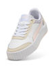 Immagine di PUMA - Scarpa da ragazza bianca con dettagli color pastello - CARINA MIA JR