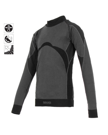 Immagine di BRUGI - T-SHIRT ML INTIMO TERMICO JR BOY BLACK