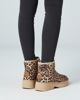 Immagine di RIFLE - Stivaletto leopardato da donna con pelliccia interna