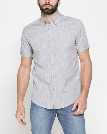 Immagine di CARRERA - CAMICIA MANICA CORTA COLLO BOTTON DOWN TESSUTO MALFILE' CON  1TASCHINO