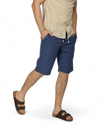 Immagine di YELLOW DOG - BERMUDA DA UOMO BLU TASCA AMERICA CON LACCIO