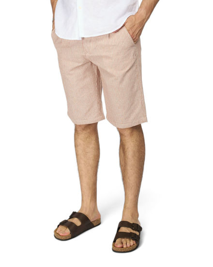 Immagine di YELLOW DOG - BERMUDA DA UOMO RUGGINE TASCA AMERICA A RIGHE CON LACCIO