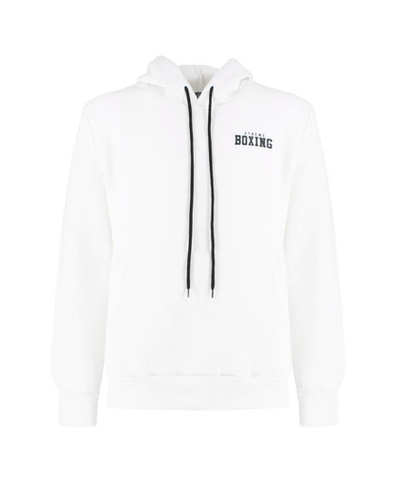 Immagine di XTREME BOXING - FELPA CON CAPPUCCIO BIANCA DA UOMO