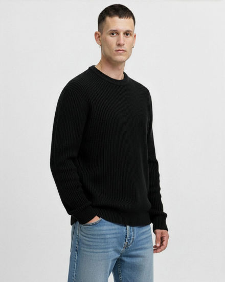 Immagine di JACK&JONES - MAGLIA MANICA LUNGA DA UOMO UNION NERO