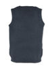 Immagine di GMV - GILET SMANICATO BLU SCURO CON SCOLLO A V IN MAGLIA