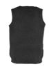 Immagine di GMV - GILET SMANICATO NERO CON SCOLLO A V IN MAGLIA