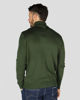Immagine di GIANMARCO VENTURI - Maglione mezza zip verde militare da uomo