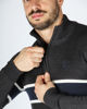 Immagine di GMV - MAGLIONE MEZZA ZIP ANTRACITE E BLU NOTTE DA UOMO