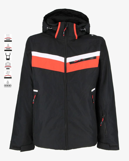 Immagine di GIACCA SCI 5000 UOMO BLACK-RED