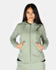 Immagine di GOLA - FELPA CON CAPPUCCIO FULL ZIP VERDE CHIARO DA DONNA