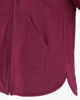 Immagine di GOLA - FELPA CON CAPPUCCIO FULL ZIP PRUGNA DA DONNA