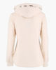 Immagine di GOLA - FELPA CON CAPPUCCIO FULL ZIP CREMA DA DONNA